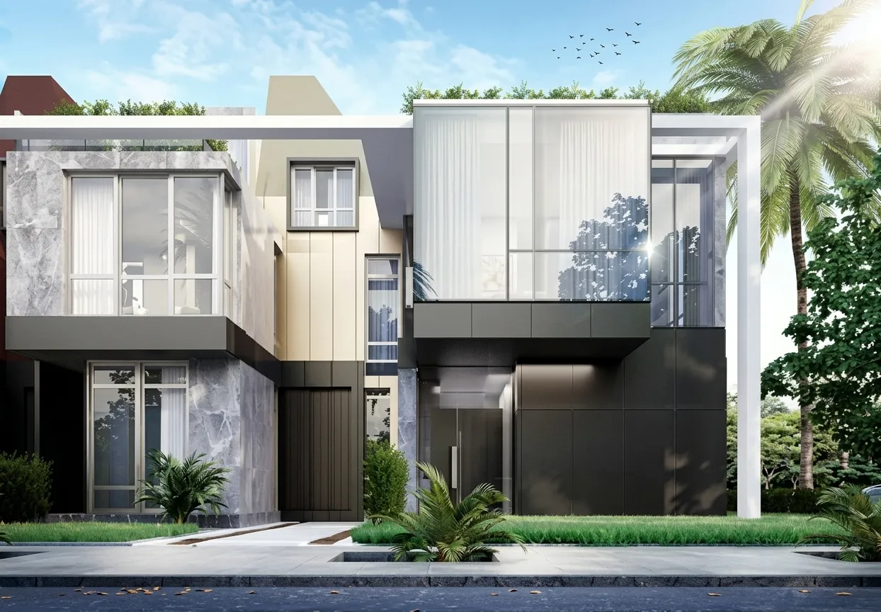 Twinhouse for sale in Bloomfields  in Mostakbal City of 260 m² with 3 bedrooms