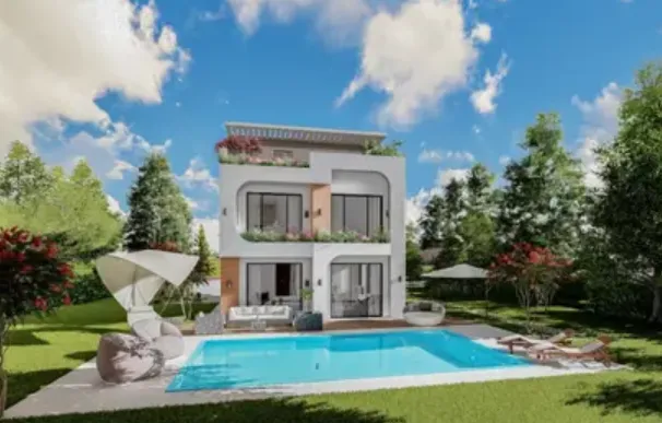 Villa for sale in Zayed Greens 2 in El Sheikh Zayed of 378 m² with 3 bedrooms