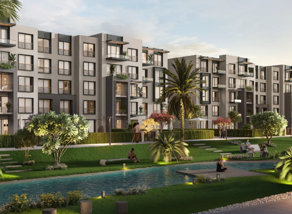 Apartment for sale in Garden Lakes in 6th of October City of 105 m² with 2 bedrooms