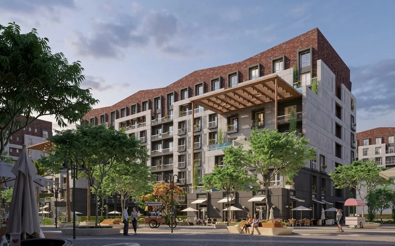 Apartment for sale in Parklane in New Capital City of 130 m² with 2 bedrooms
