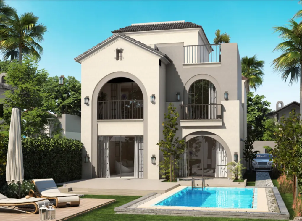 Duplex for sale in Sarai in New Cairo of 212 m² with 4 bedrooms