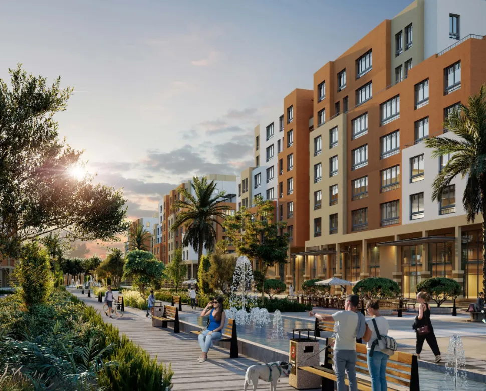 Apartment for sale in Al Maqsad in New Capital City of 121 m² with 3 bedrooms