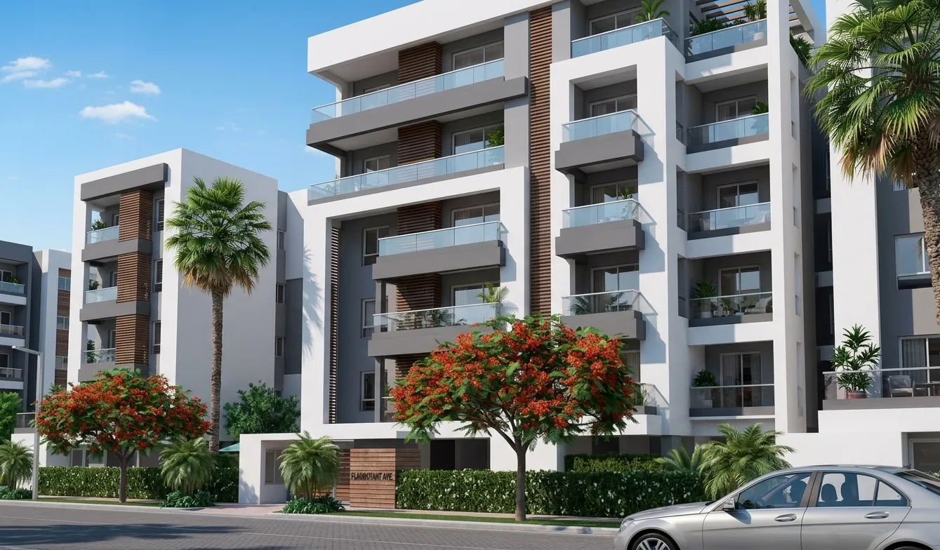 Apartment for sale in Capital Gardens in New Cairo of 75 m² with 1 bedrooms