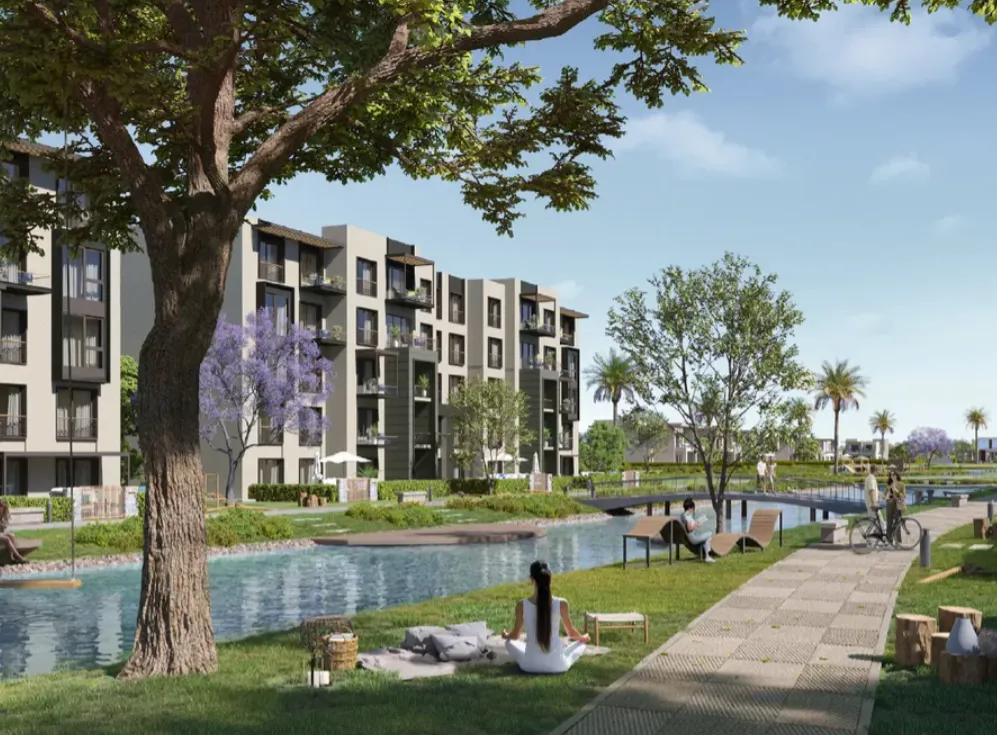 Apartment for sale in Garden Lakes in 6th of October City of 113 m² with 2 bedrooms
