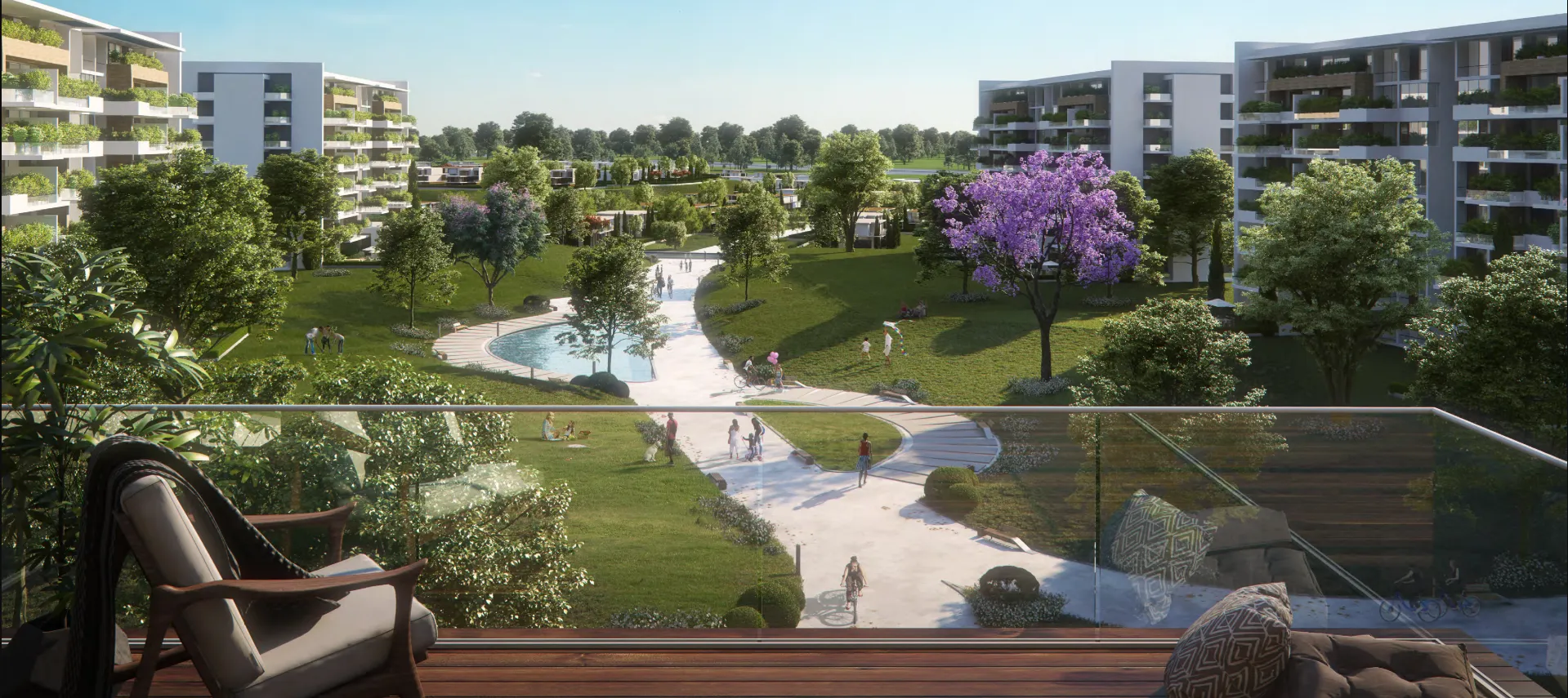 Apartment for sale in Il Bosco New Capital in New Capital City of 154 m² with 3 bedrooms