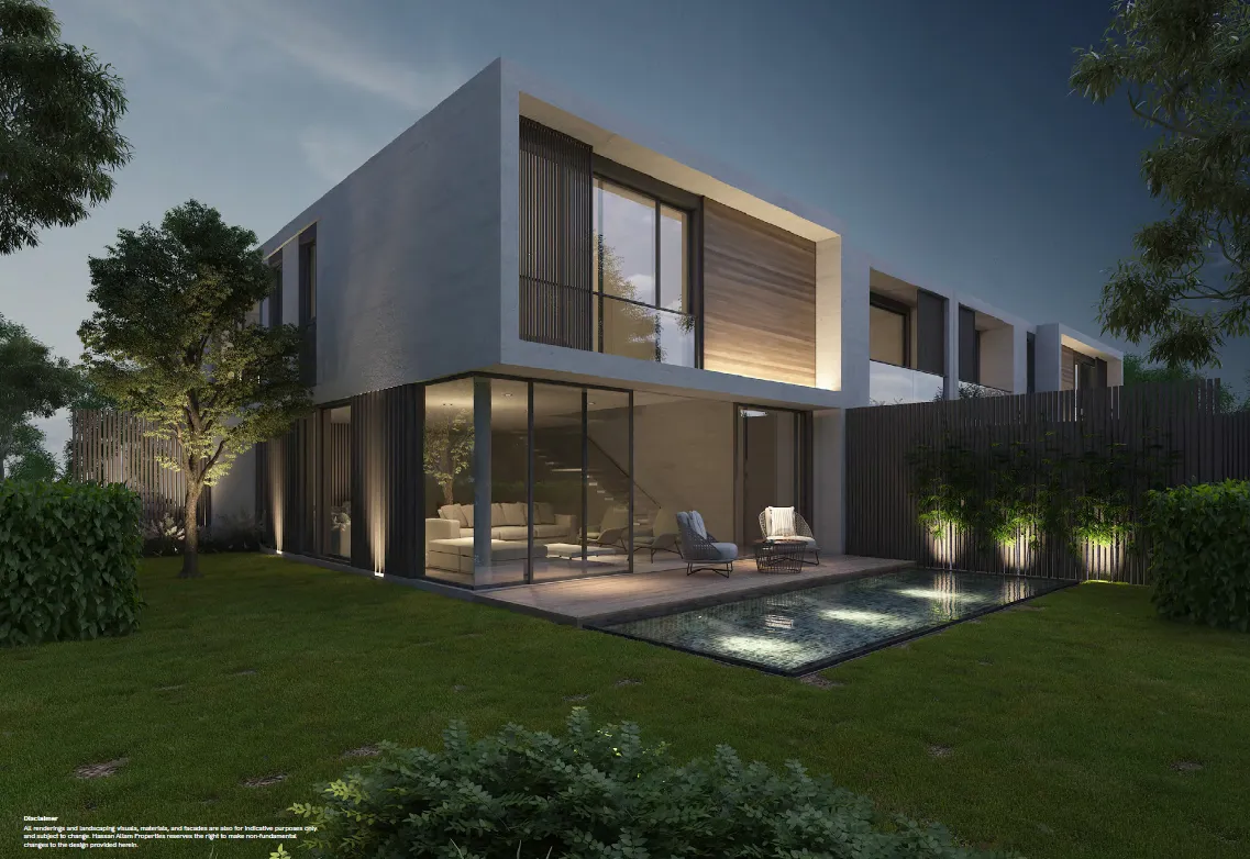 Townhouse for sale in Swan Lake West in 6th of October City of 185 m² with 2 bedrooms