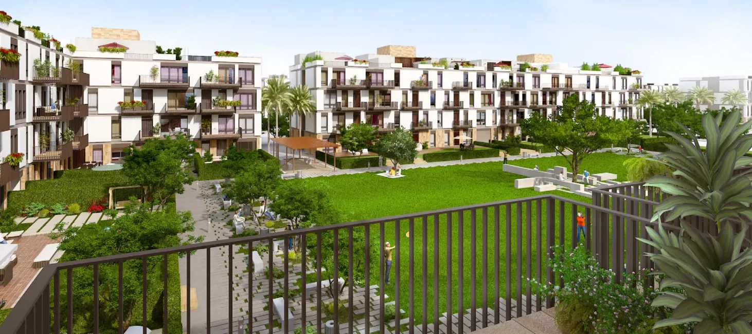 Apartment for sale in The Courtyards in 6th of October City of 209 m² with 3 bedrooms