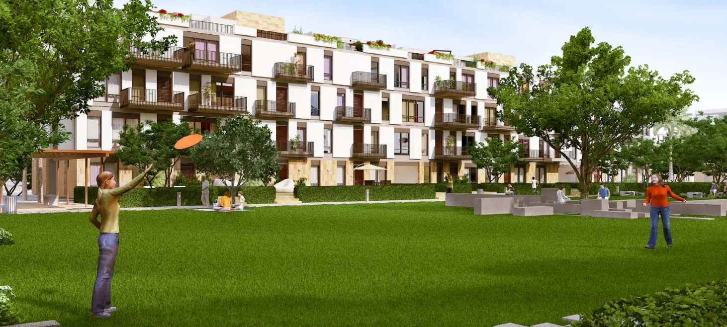 Apartment for sale in The Courtyards in 6th of October City of 209 m² with 3 bedrooms