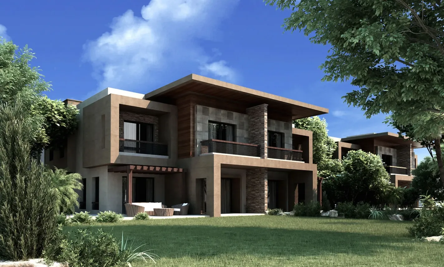Twinhouse for sale in New Giza in 6th of October City of 492 m² with 4 bedrooms