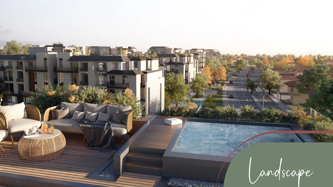Apartment for sale in Stone Park in New Cairo of 152 m² with 3 bedrooms