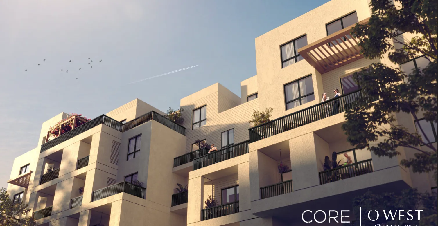 Apartment for sale in O West Orascom in October Gardens of 117 m² with 2 bedrooms