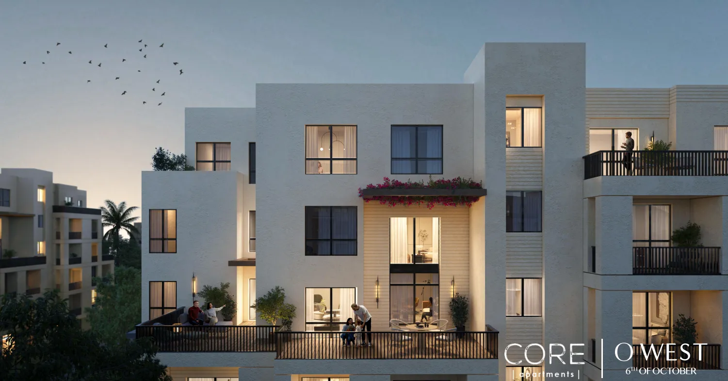 Apartment for sale in O West Orascom in October Gardens of 117 m² with 2 bedrooms