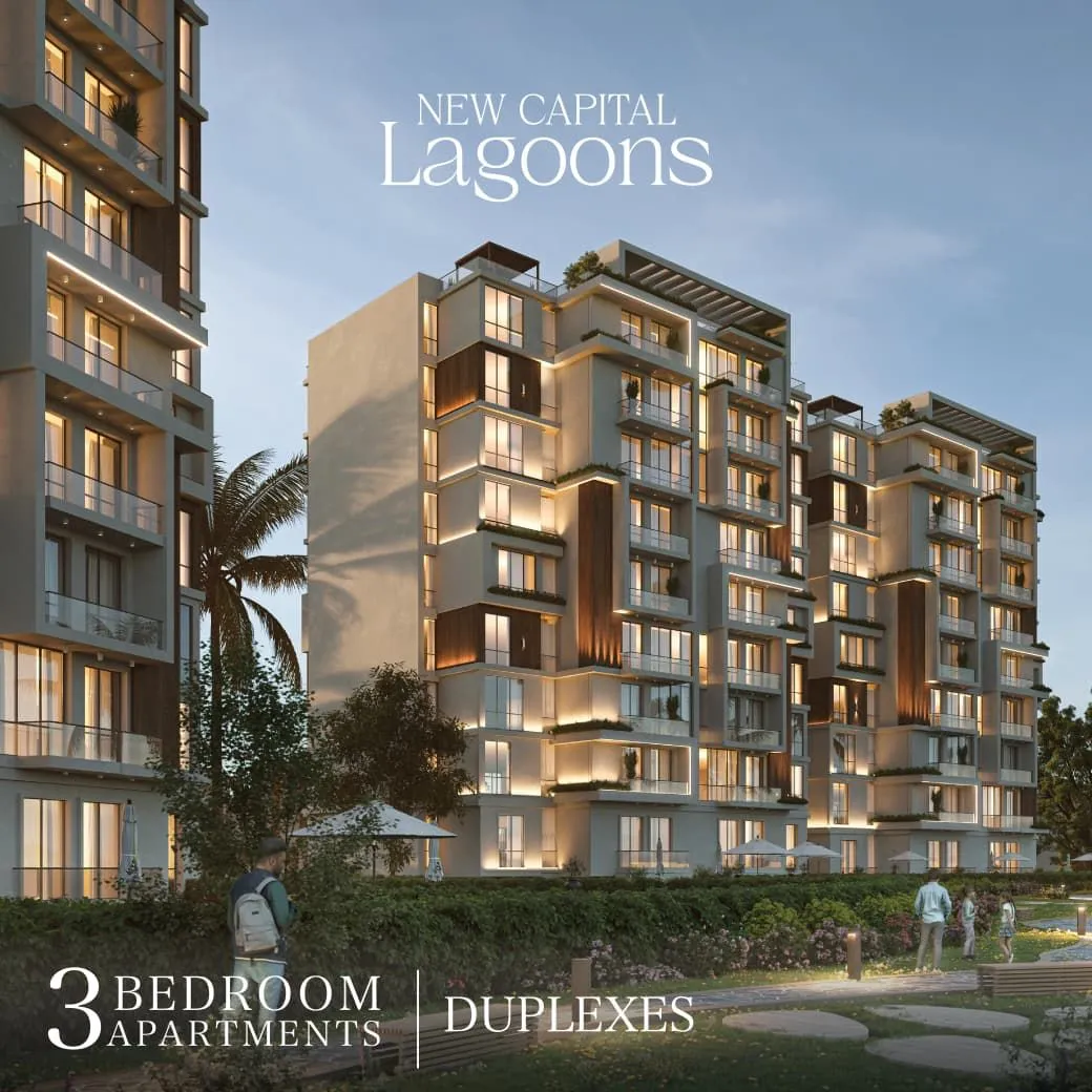 Apartment for sale in Lagoons New Capital in New Capital City of 147 m² with 3 bedrooms