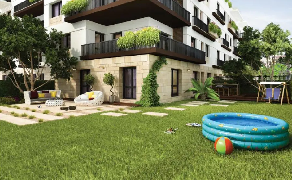 Apartment for sale in Westown Residences in El Sheikh Zayed of 125 m² with 2 bedrooms