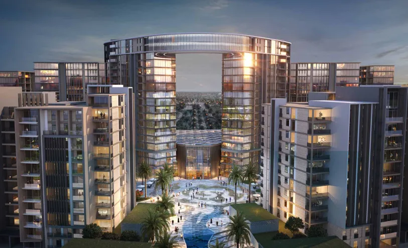 Apartment for sale in ZED in El Sheikh Zayed of 129 m² with 2 bedrooms