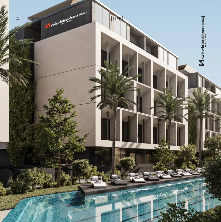 Apartment for sale in Blanks in New Cairo of 75 m² with 1 bedrooms