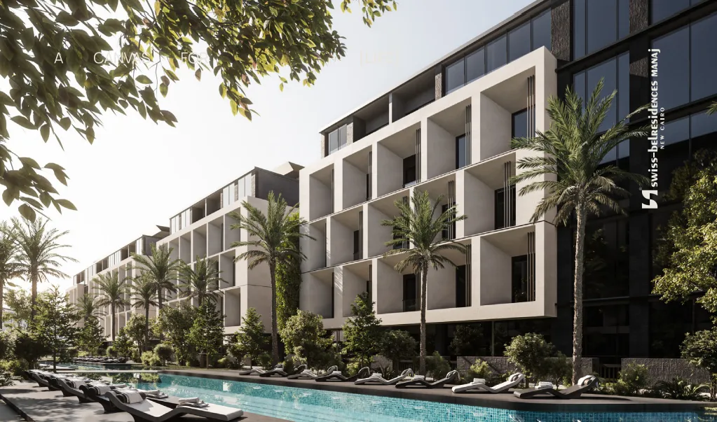 Apartment for sale in Blanks in New Cairo of 75 m² with 1 bedrooms