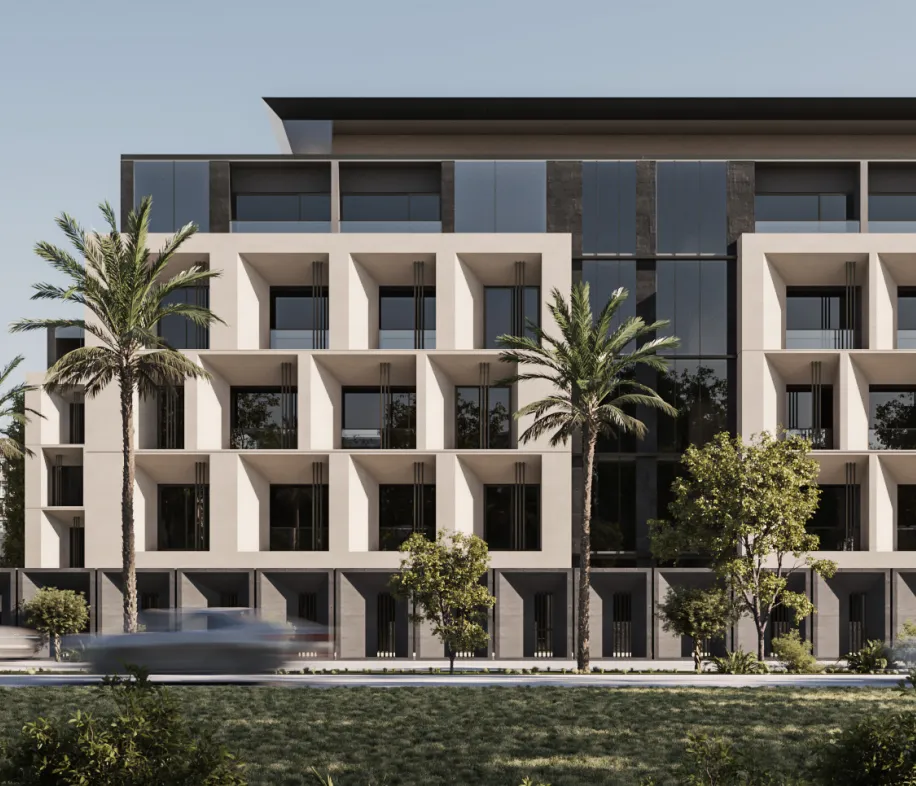 Apartment for sale in Blanks in New Cairo of 75 m² with 1 bedrooms