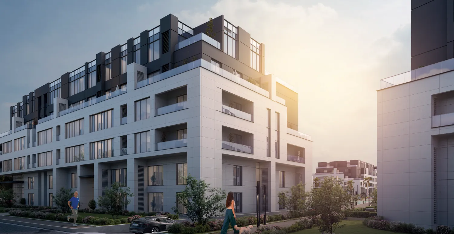 Apartment for sale in Al Karma Kay in El Sheikh Zayed of 87 m² with 1 bedrooms