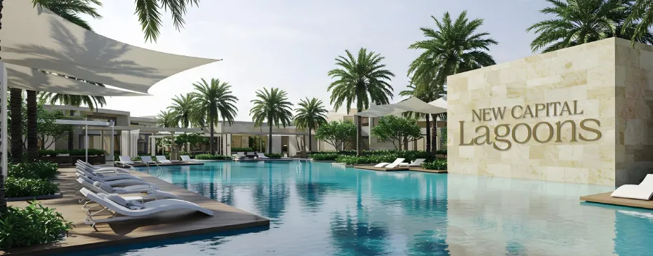 Apartment for sale in Lagoons New Capital in New Capital City of 147 m² with 3 bedrooms