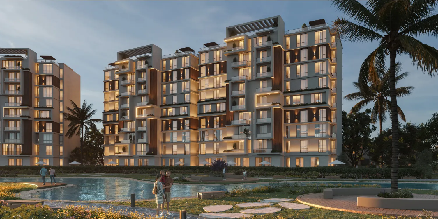 Apartment for sale in Lagoons New Capital in New Capital City of 147 m² with 3 bedrooms