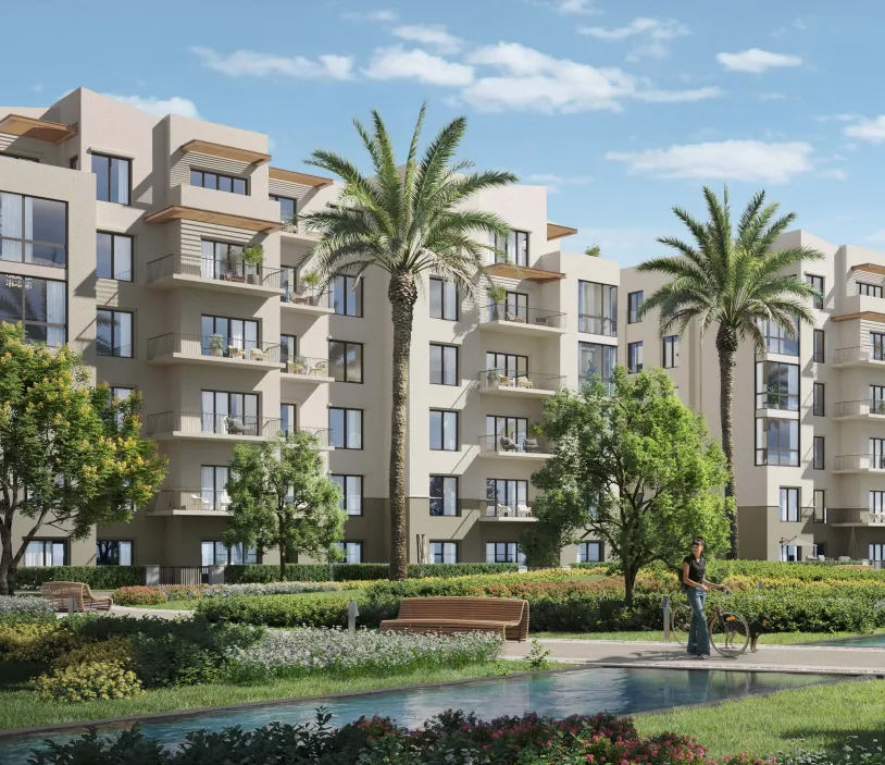 Apartment for sale in Hyde Park in New Cairo of 76 m² with 1 bedrooms