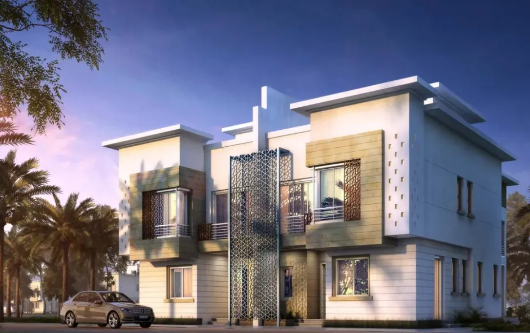 Twinhouse for sale in JEDAR in 6th of October City of 300 m² with 4 bedrooms
