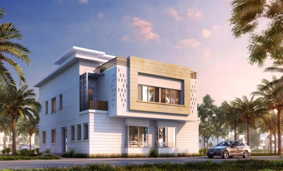 Twinhouse for sale in JEDAR in 6th of October City of 300 m² with 4 bedrooms
