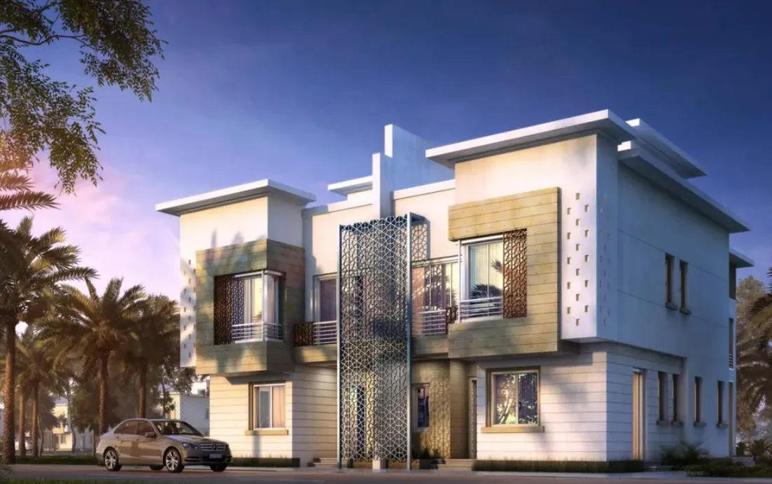 Twinhouse for sale in JEDAR in 6th of October City of 300 m² with 4 bedrooms