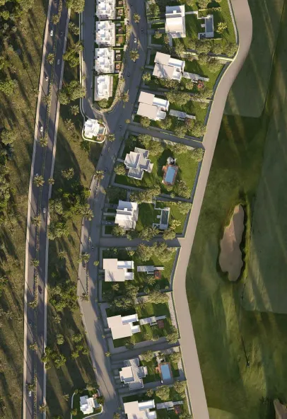 Townhouse for sale in Palm Hills Golf Views in 6th of October City of 380 m² with 3 bedrooms