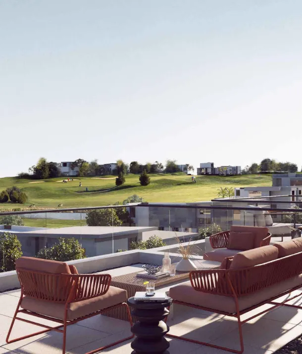 Townhouse for sale in Palm Hills Golf Views in 6th of October City of 380 m² with 3 bedrooms