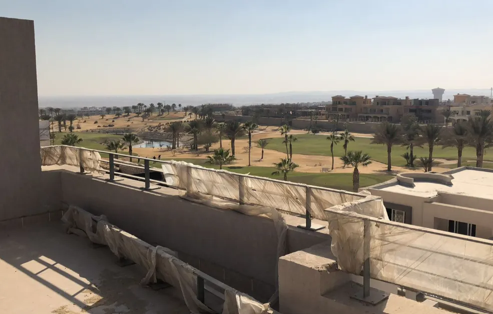 Townhouse for sale in Palm Hills Golf Views in 6th of October City of 380 m² with 3 bedrooms