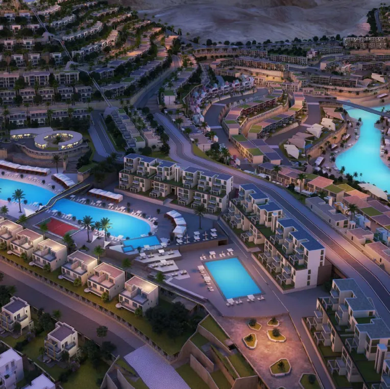 Chalet for sale in Il Monte Galala in Ain Sokhna of 100 m² with 1 bedrooms