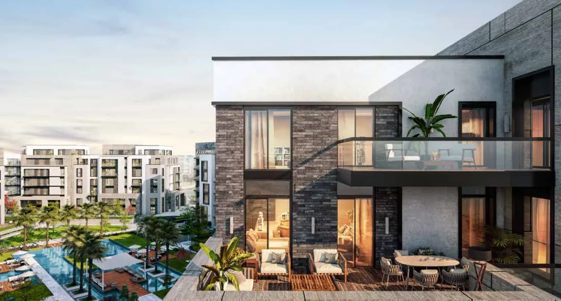 Apartment for sale in Swanlake Residences in New Cairo of 214 m² with 3 bedrooms