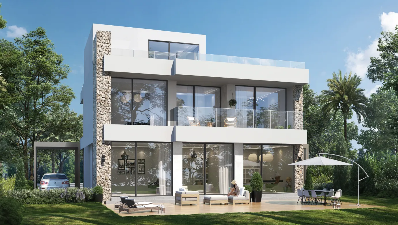 Villa for sale in Noor Capital Gardens in New Capital Gardens of 292 m² with 3 bedrooms