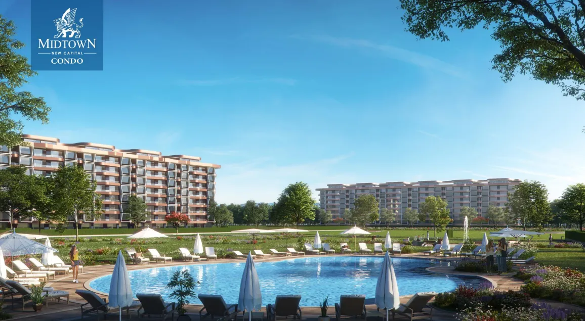 Apartment for sale in Midtown condo in New Capital City of 210 m² with 3 bedrooms