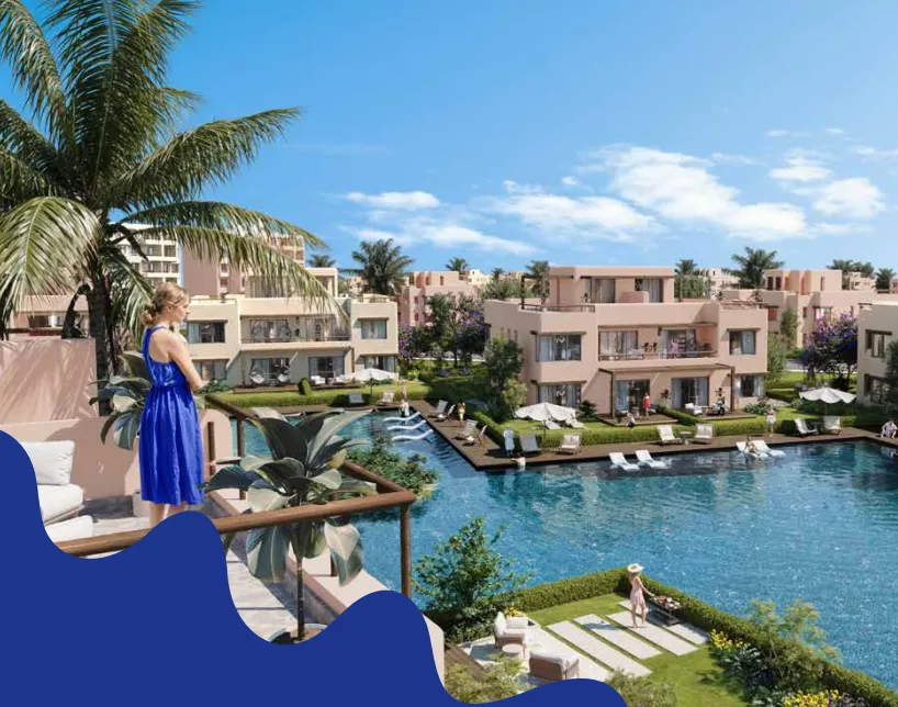 Chalet for sale in Hacienda Waters in Ras El Hekma of 141 m² with 3 bedrooms