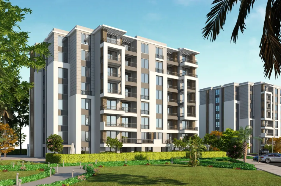 Apartment for sale in Capital Gardens in New Cairo of 105 m² with 2 bedrooms
