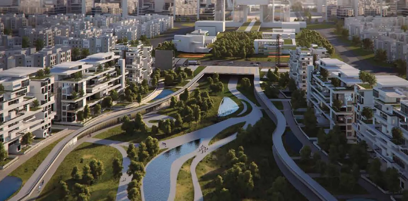 Apartment for sale in The Curve in New Capital City of 88 m² with 1 bedrooms