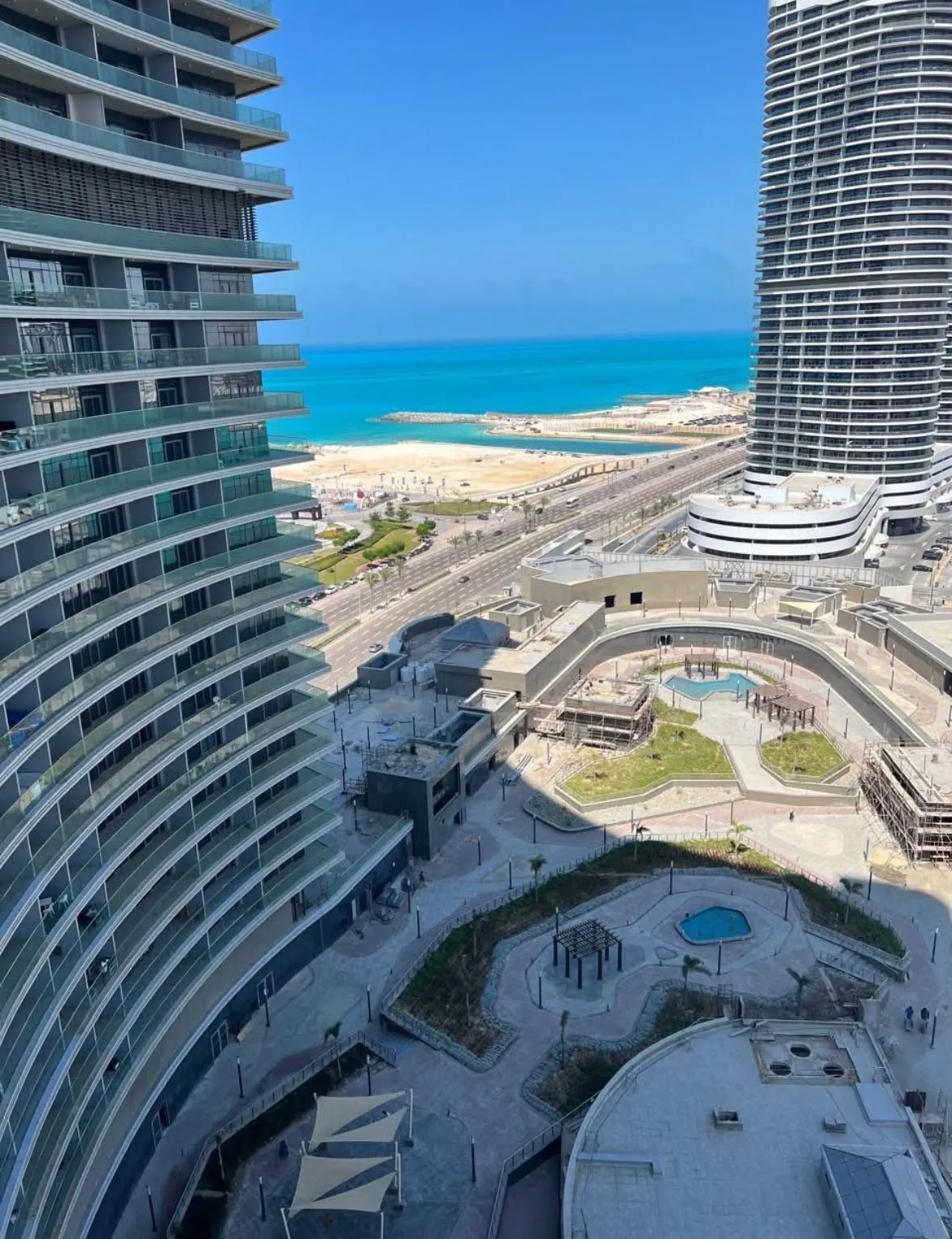 Apartment for sale in North Edge New Alamein in Al Alamein of 121 m² with 2 bedrooms
