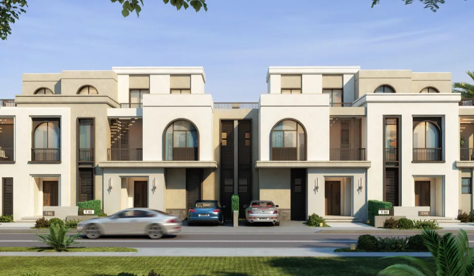 Townhouse for sale in Ever New Cairo in 6th settlement of 181 m² with 3 bedrooms