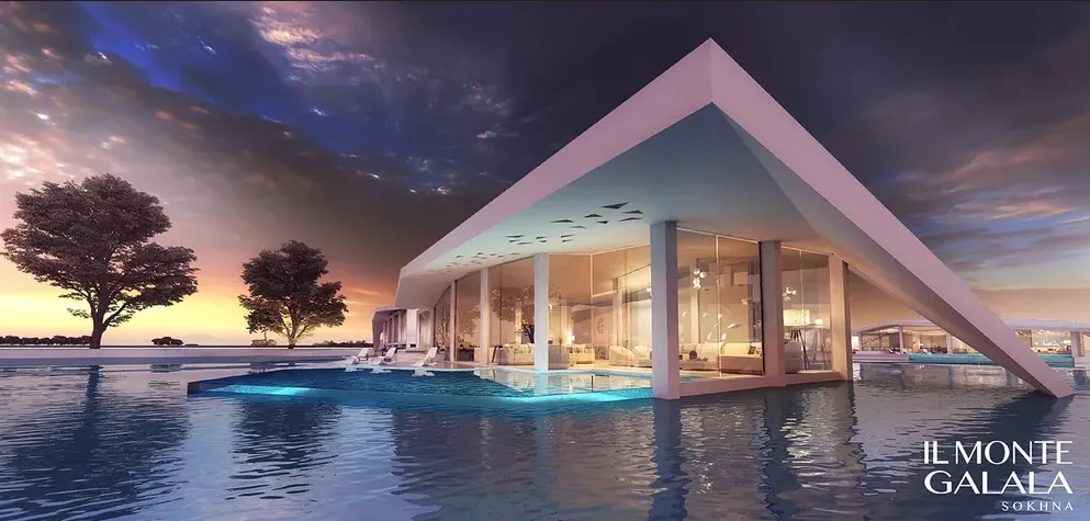 Chalet for sale in Il Monte Galala in Ain Sokhna of 70 m² with 1 bedrooms