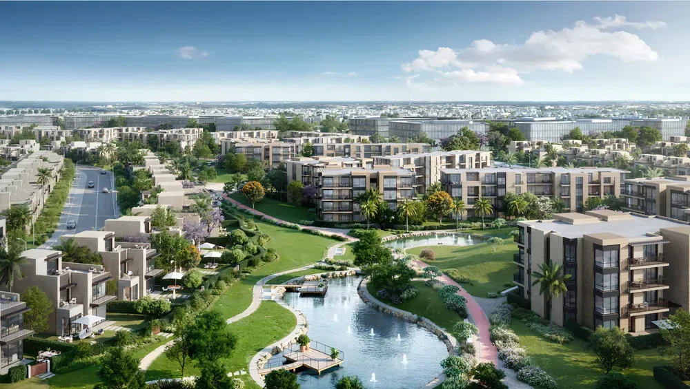 Apartment for sale in Hyde Park Signature in 6th of October City of 100 m² with 2 bedrooms