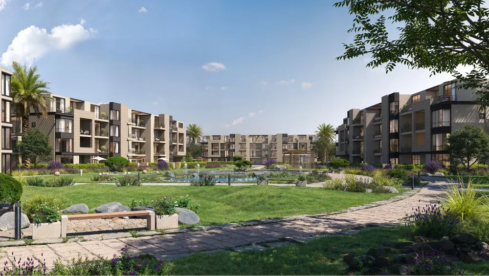 Apartment for sale in Hyde Park Signature in 6th of October City of 100 m² with 2 bedrooms