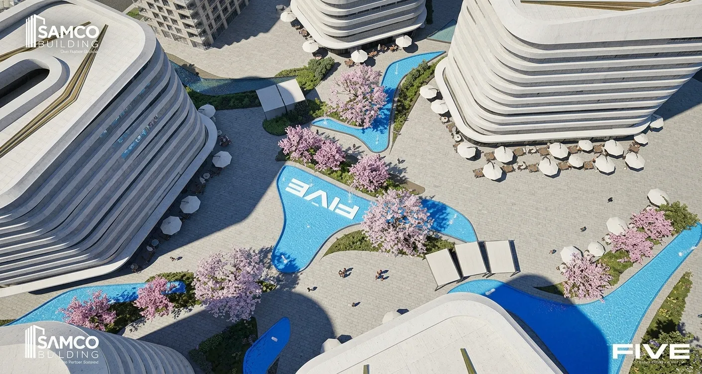 Retail for sale in The Five in New Capital City of 48 m² with 0 bedrooms