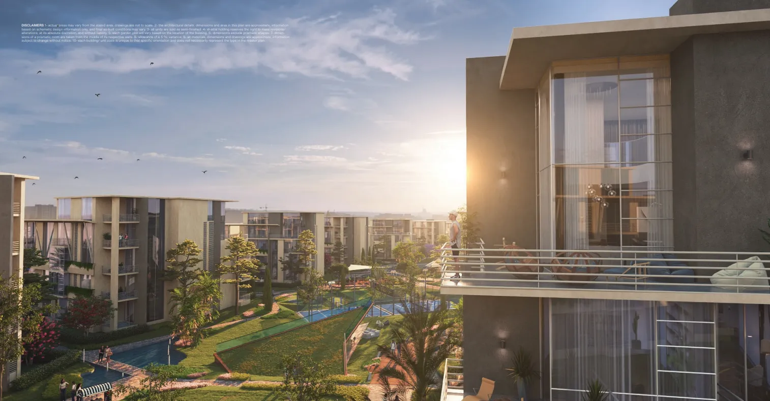 Apartment for sale in Leaves in 6th of October City of 175 m² with 3 bedrooms