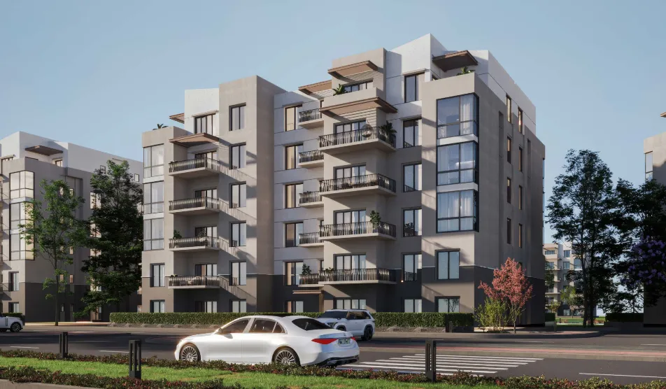 Apartment for sale in Hyde Park in 6th settlement of 72 m² with 1 bedrooms