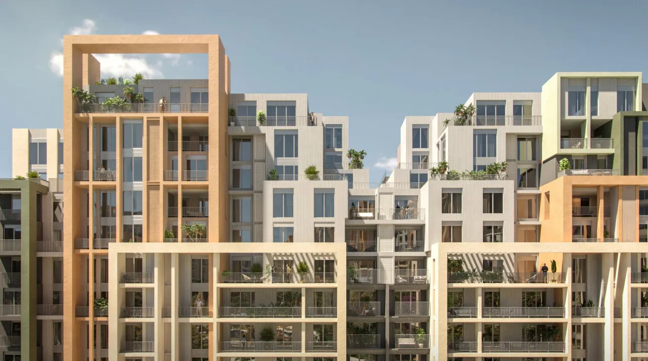 Apartment for sale in ZED in El Sheikh Zayed of 135 m² with 3 bedrooms