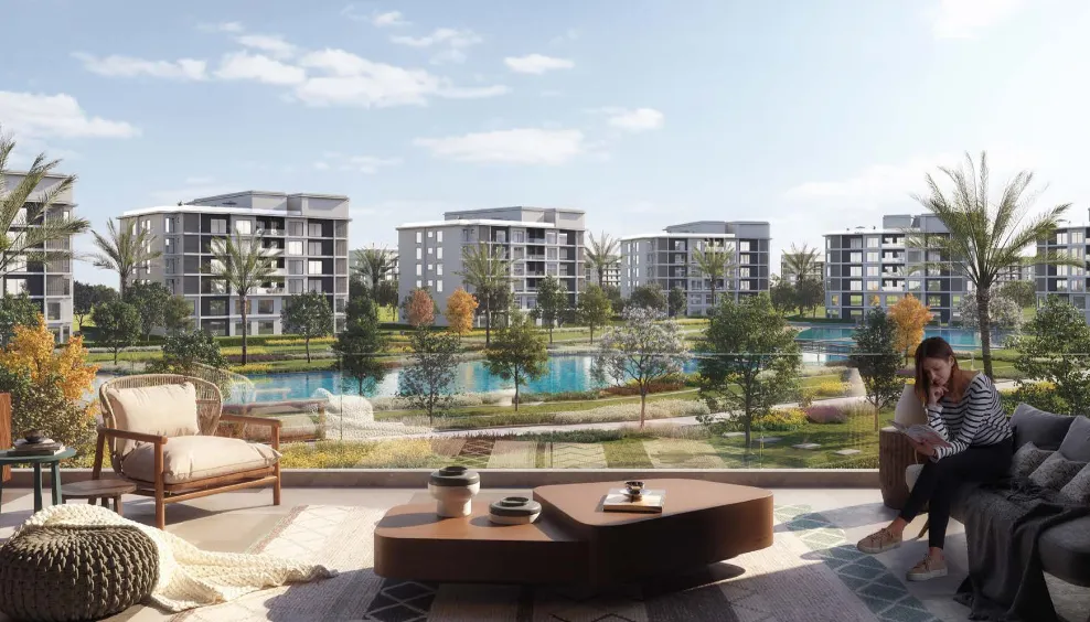 Apartment for sale in Creektown in New Cairo of 130 m² with 2 bedrooms