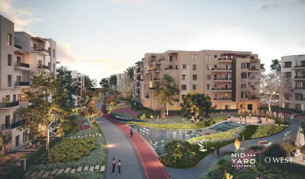 Apartment for sale in O West Orascom in October Gardens of 120 m² with 2 bedrooms